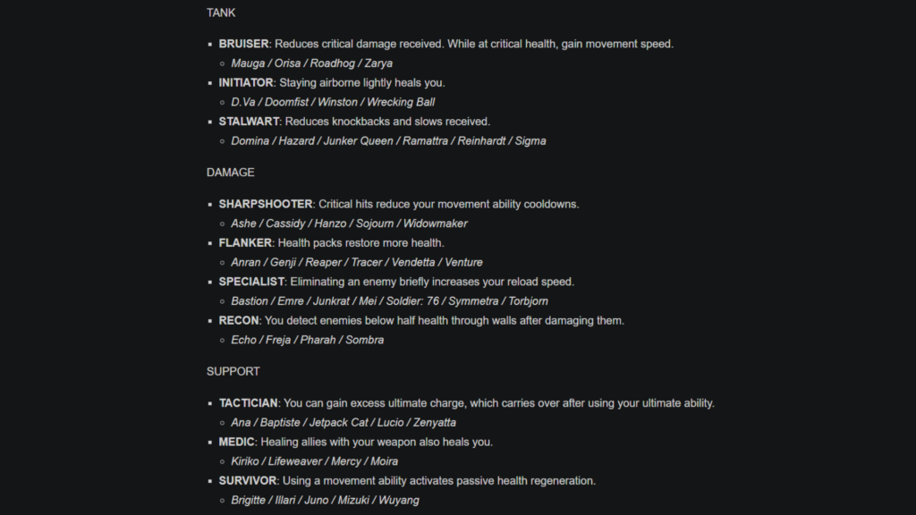 Overwatch Season 1 patch notes