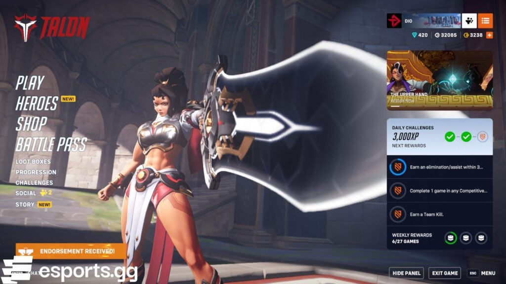 overwatch spotlight prediction talon vendetta