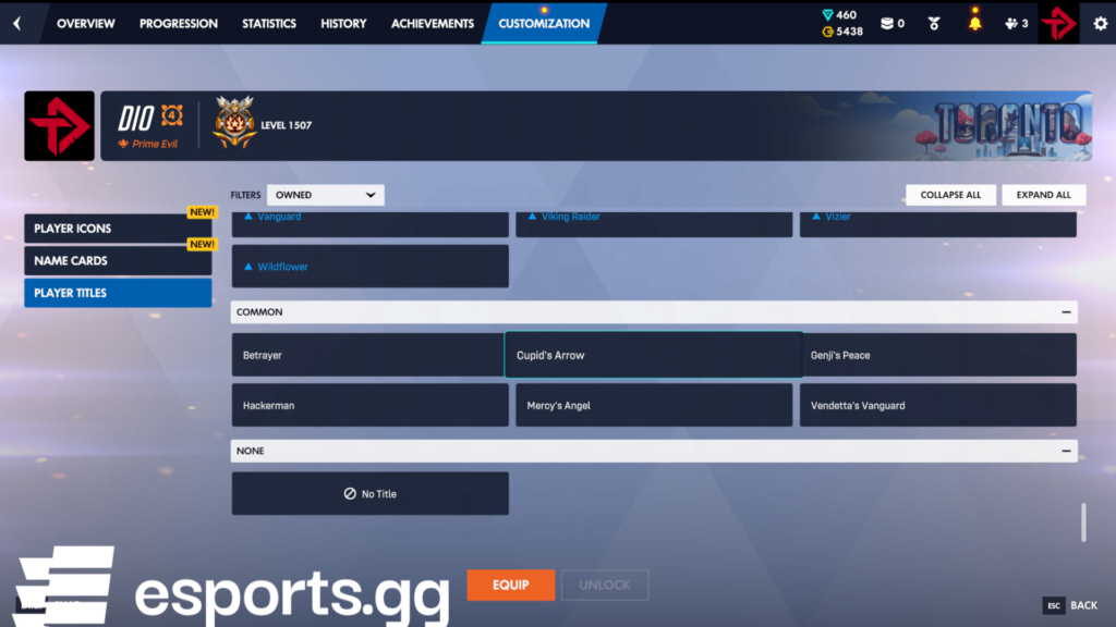 Overwatch cupid's arrow