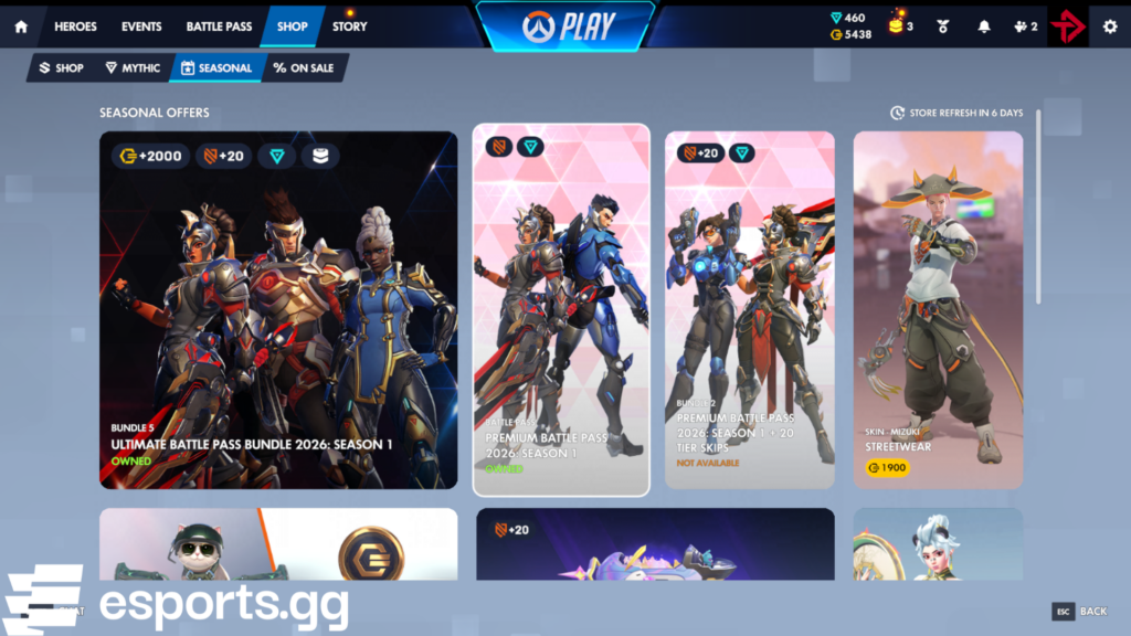 overwatch season 1 shop