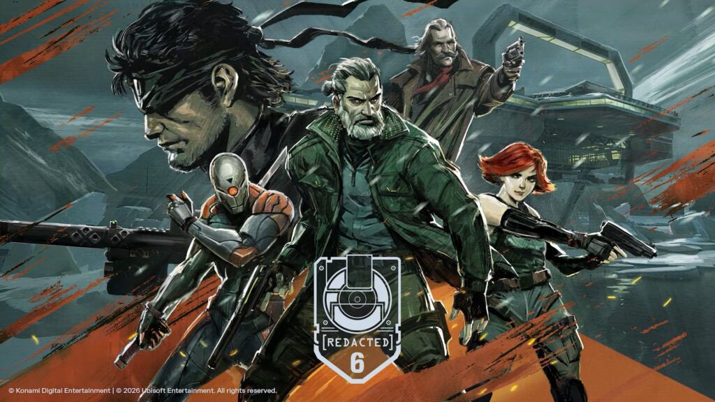 It’s a poster of the in-game event in R6 Siege X — [Redacted], related to the Metal Gear Solid collaboration. The image is an art representation of operators and Metal Gear Solid skins.