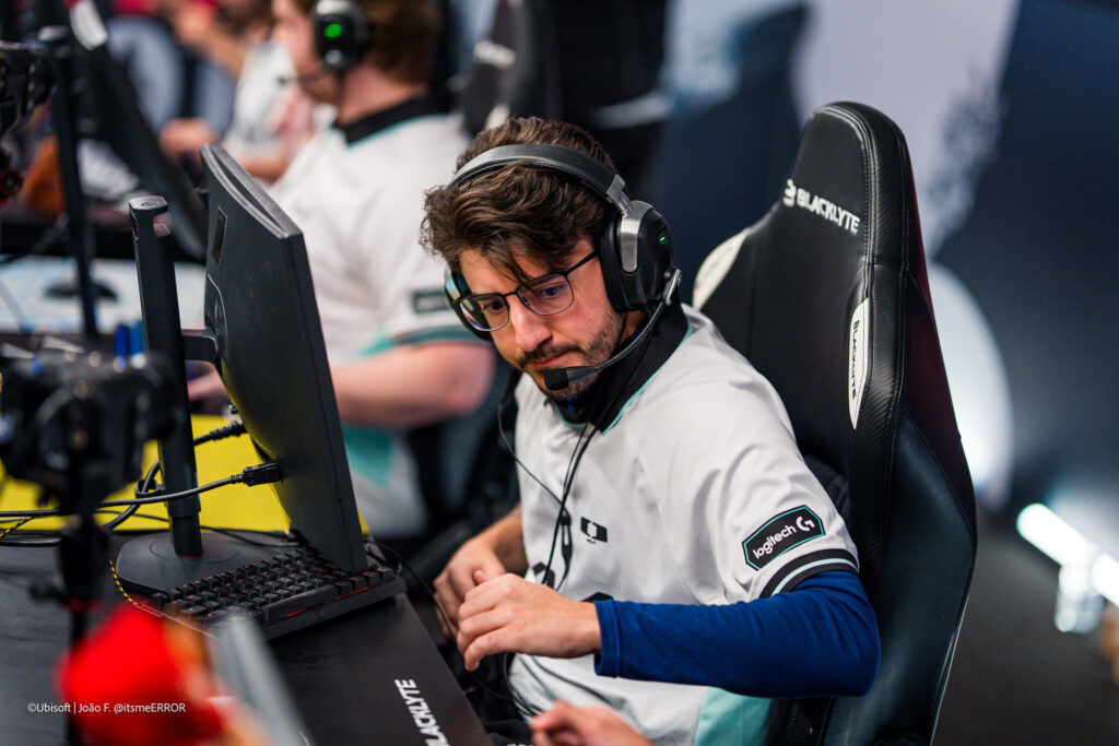 The Rainbow Six Siege X pro players from the team Dplus KIA during the Playoffs stage at the esports tournament Six Invitational 2026 — a photo.