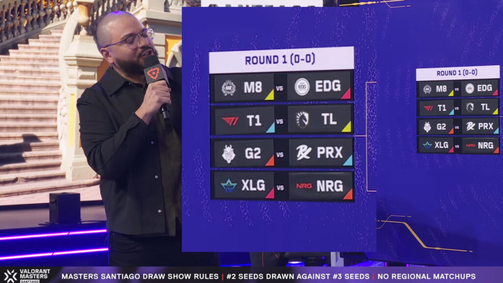 Masters Santiago Swiss Stage draw
