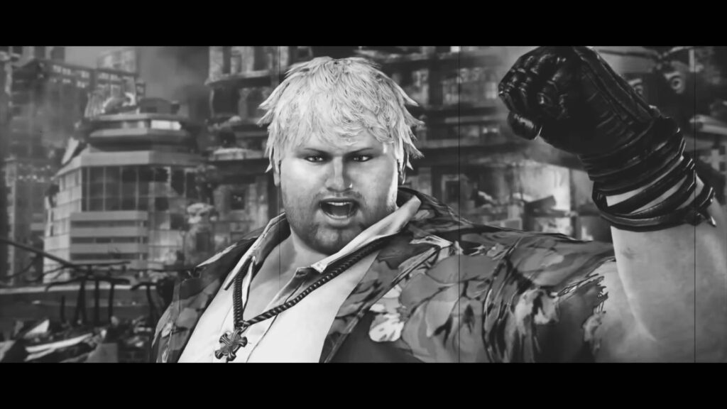 The screenshot from the official TEKKEN 8 Season 3 trailer teases the appearance of the new DLC character Bob.