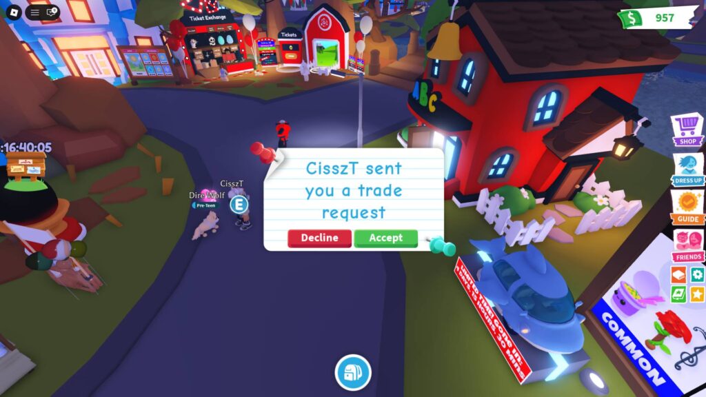 Trading in Adopt Me!