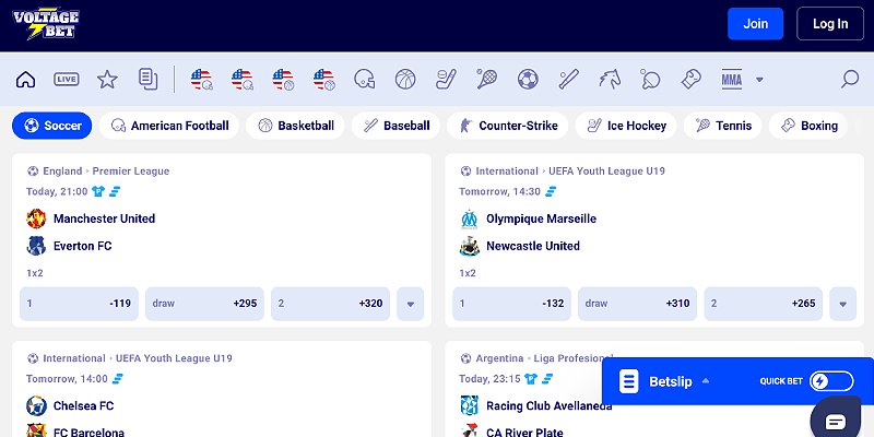 VoltageBet Sports US