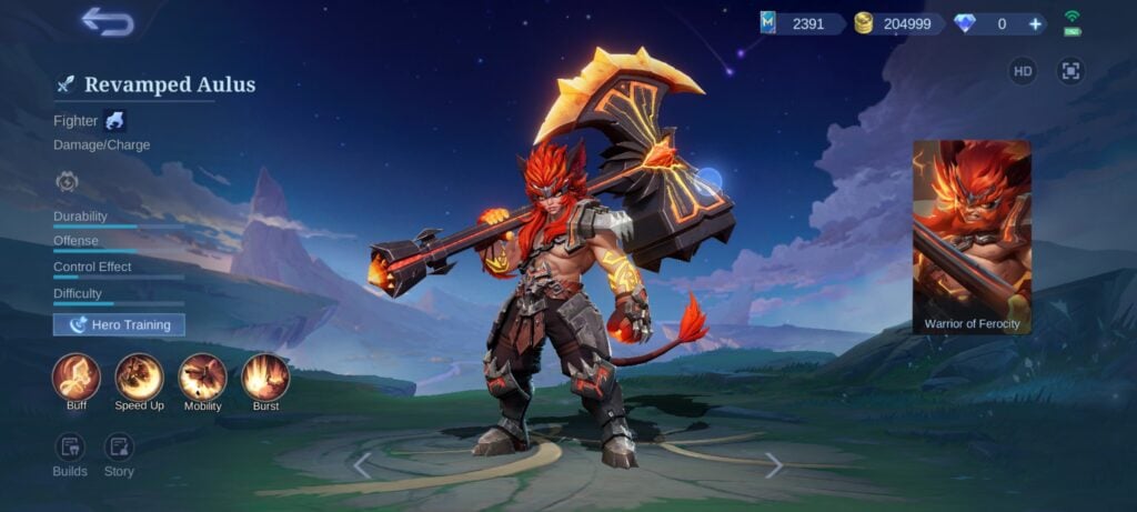 When is the release date of the Aulus revamp in MLBB