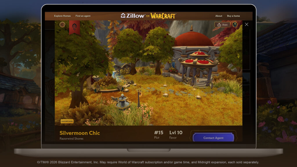 Zillow for Warcraft now live for fans of WoW housing
