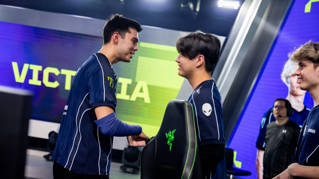 TL nAts and wayne after their victory over Karmine Corp