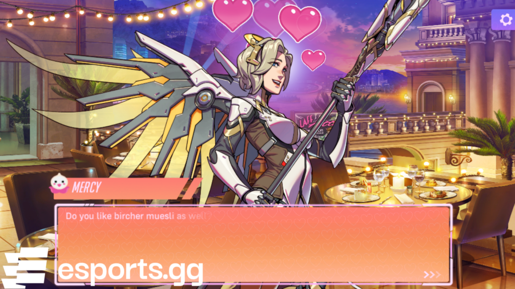 Mercy enjoys bircher muesli