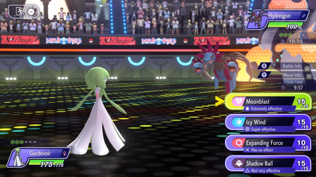 A Pokémon Battle in Pokémon Champions - Gardevoir vs Hydreigon