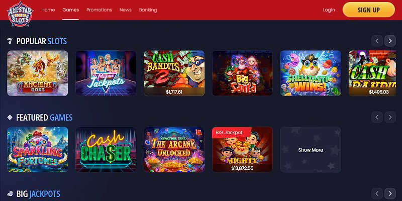 All Star Slots Casino US