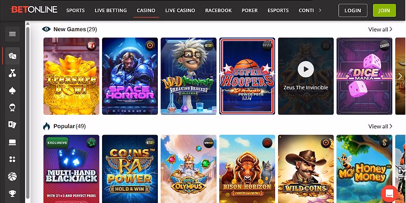 BetOnline Casino US