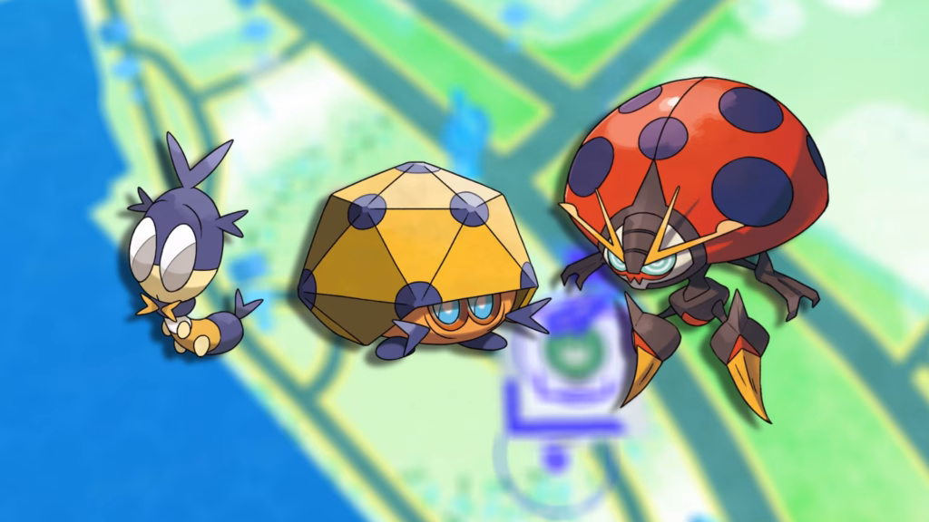 Blipbug, Dottler, and Orbeetle in Pokémon GO's 2026 Bug Out Event