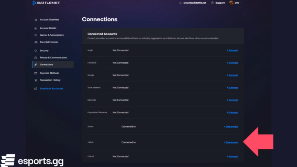 Unlock the Ramistletoe spray by connecting your accounts first