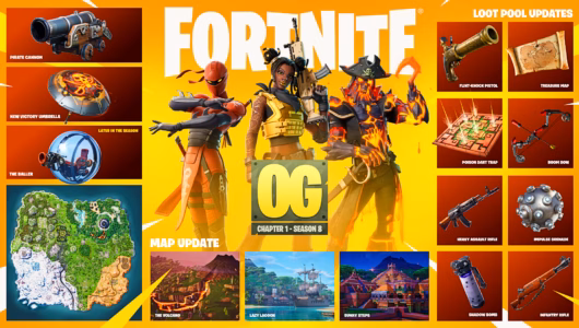 Fortnite OG Season 8: Release date, Battle Pass, map, and more