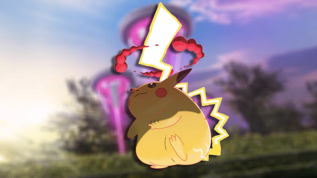 Gigantamax form of Pikachu in Max Battles