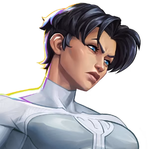 Anissa as a fighting games character in Invincible VS - an icon.