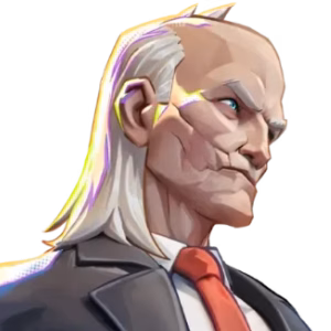 Cecil as a fighting games character in Invincible VS - an icon.