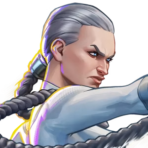 Thula as a fighting games character in Invincible VS - an icon.