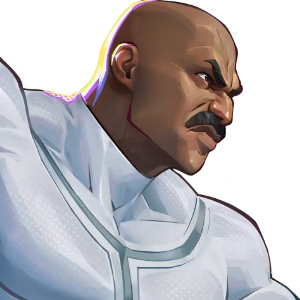 Lucan as a fighting games character in Invincible VS - an icon.