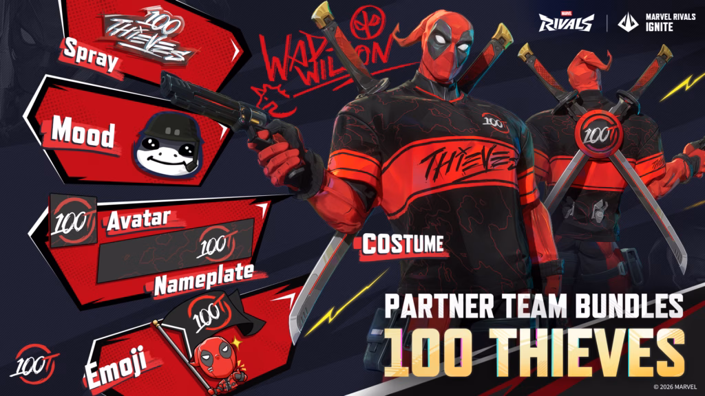 100 Thieves Deadpool bundle (Image via NetEase Games)
