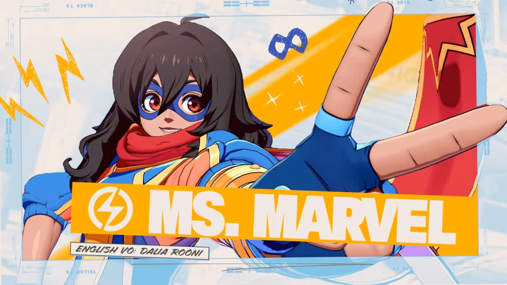 It’s the official poster of Ms. Marvel as a fighting game character in MARVEL Tōkon.