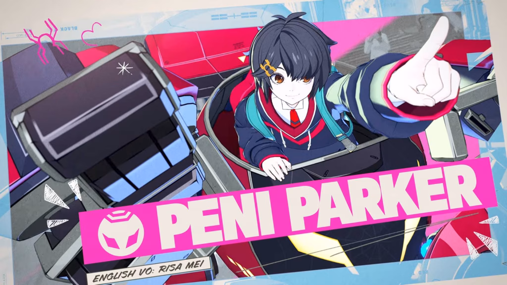 It’s the official poster of Peni Parker as a fighting game character in MARVEL Tōkon.