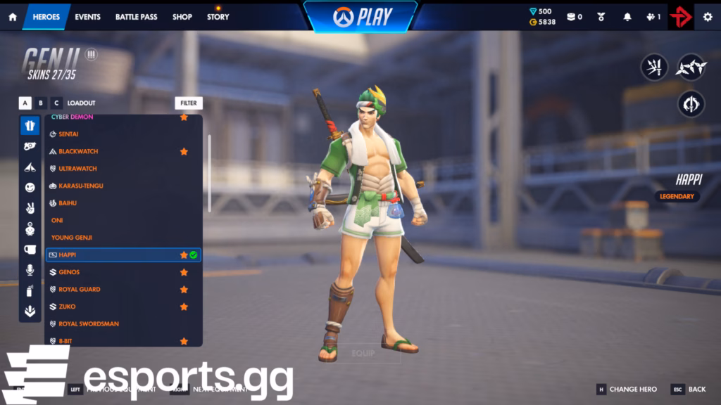 overwatch esports loot boxes happi genji skin