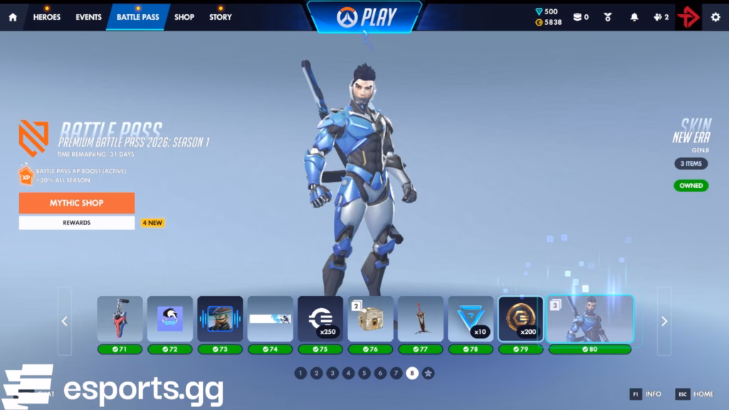 Overwatch Season 1 Battle Pass skins