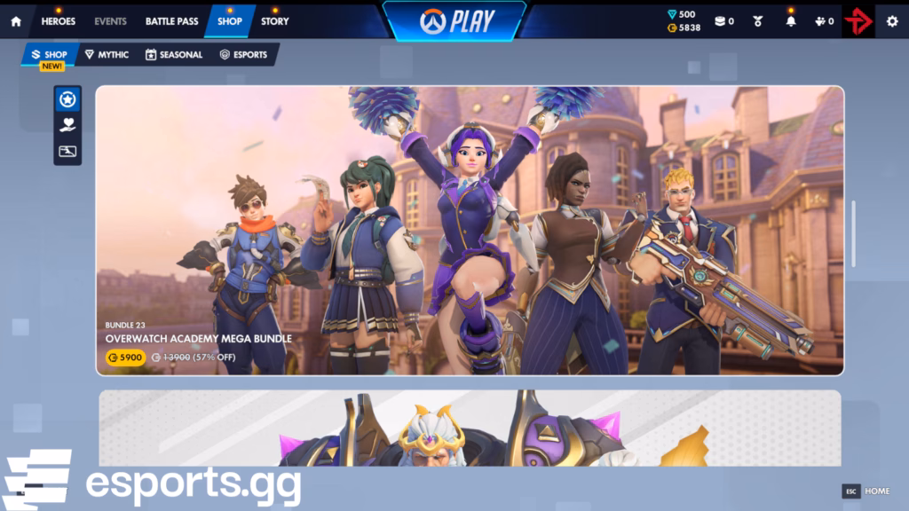 Overwatch shop rotation