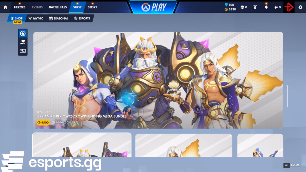 Overwatch shop today