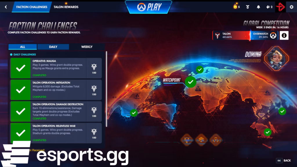 Overwatch Conquest Meta event