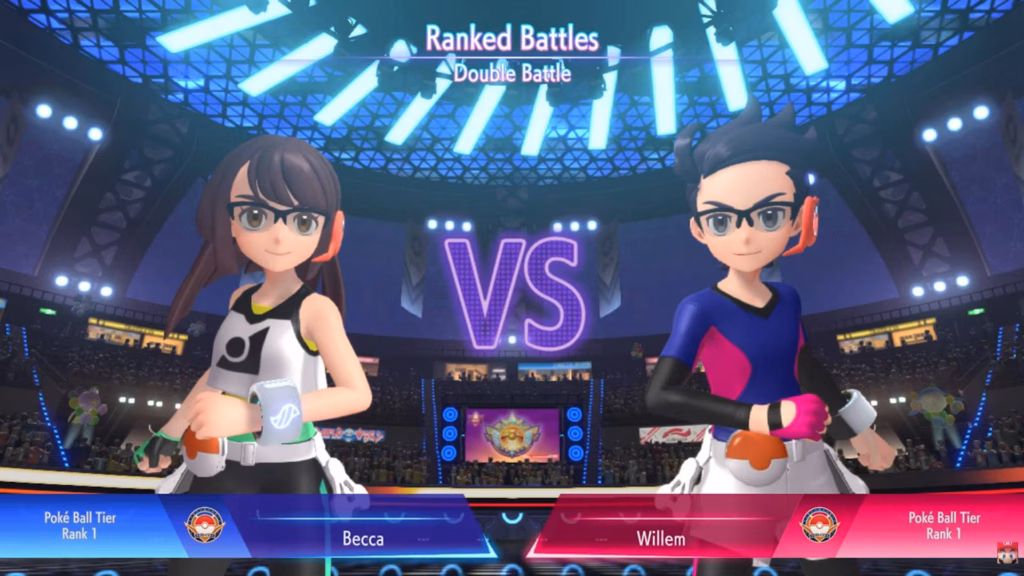 Pokémon Champions versus interface ahead of its release date