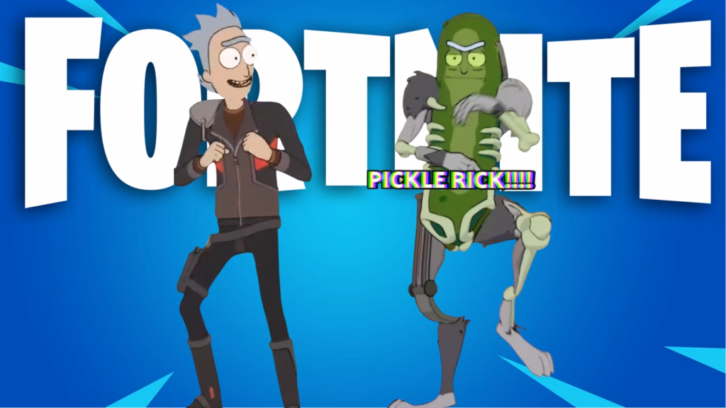 Fortnite x Rick and Morty: Pickle Rick and Rick Prime skins arriving this week