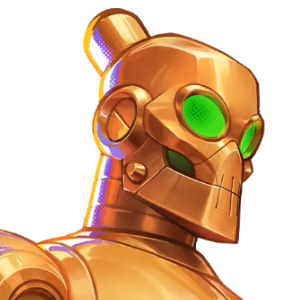 Robot as a fighting games character in Invincible VS - an icon.