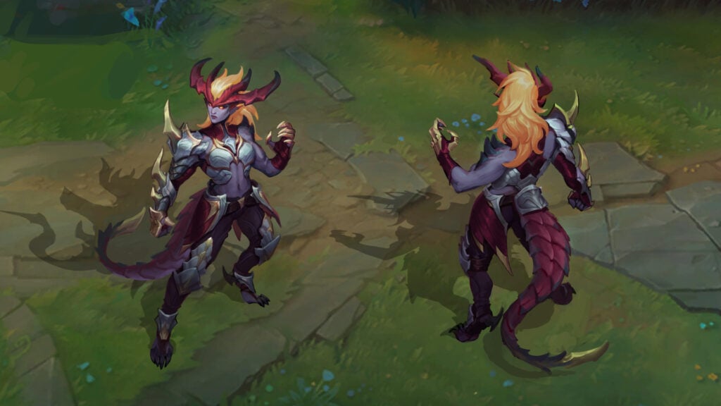 Shyvana's in-game model reworked version