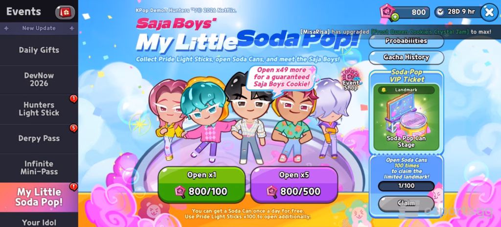 CRK x KPop Demon Hunters - Saja Boys’ My Little Soda Pop!