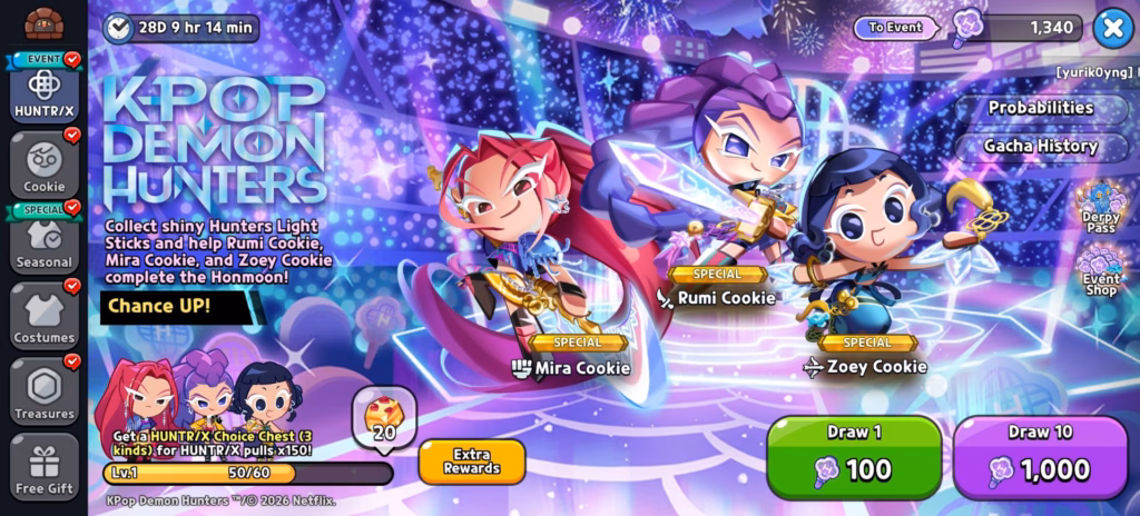 CRK x KPop Demon Hunters - Use Hunters Light Sticks in the KPop Demon Hunters Banner