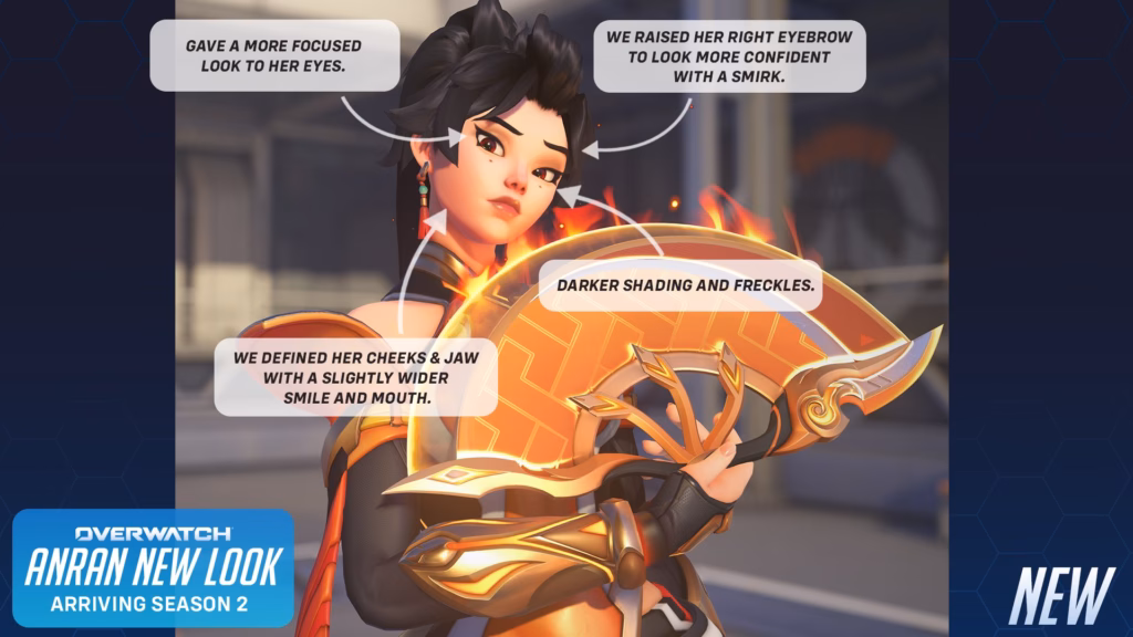 Overwatch Anran face update