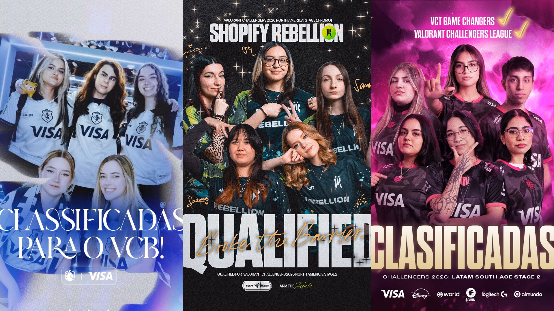 History made for VCT Game Changers: Team Liquid Brazil, SRG, and KRÜ Blaze qualify for Challengers