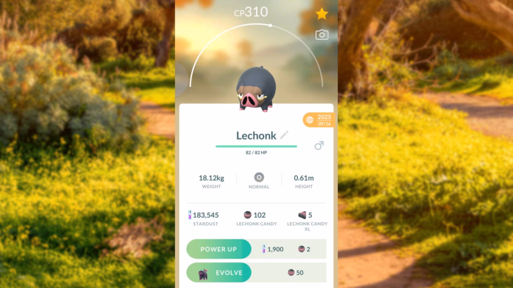 Lechonk, the featured Pokémon for May 2026 Pokémon GO Community Day