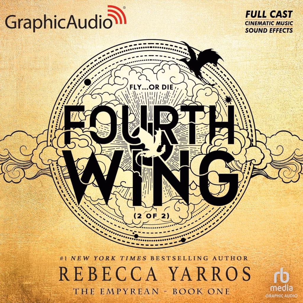 Khaya Fraites voices Violet Sorrengail in the Fourth Wing audiobook