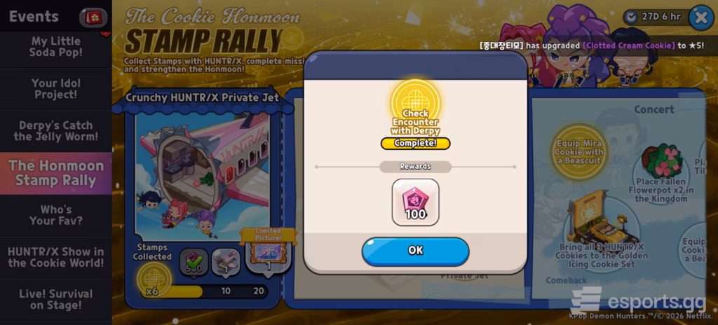 The Cookie Honmoon Stamp Rally