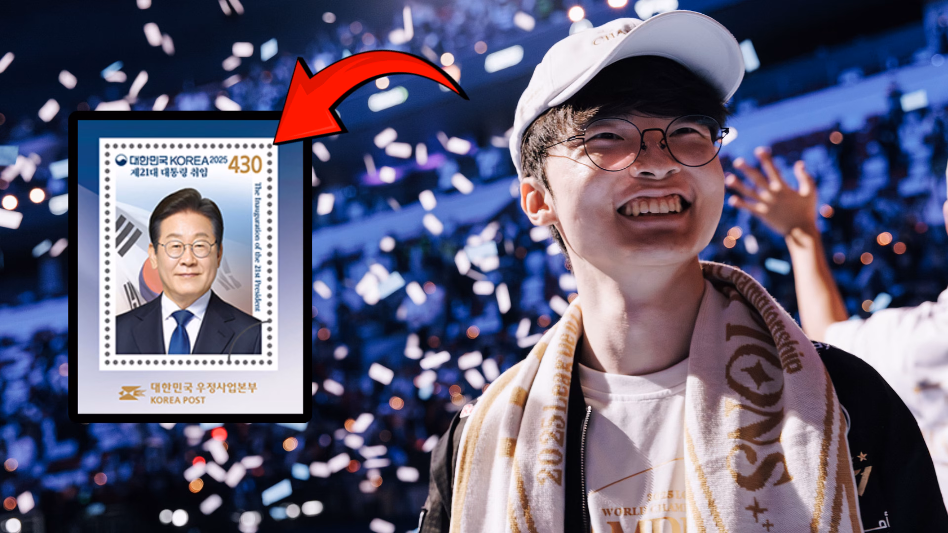 Faker honored with commemorative stamp for his legacy in esports