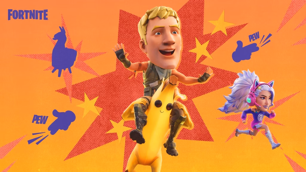 Fortnite April Fools' Day update key art
